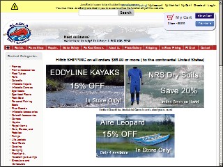 Web site www.alaskaraftandkayak.com, Alaska Raft & Kayak LLC